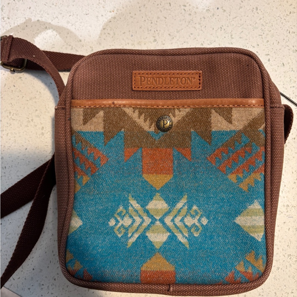 Pendleton Brown and Blue Bag
